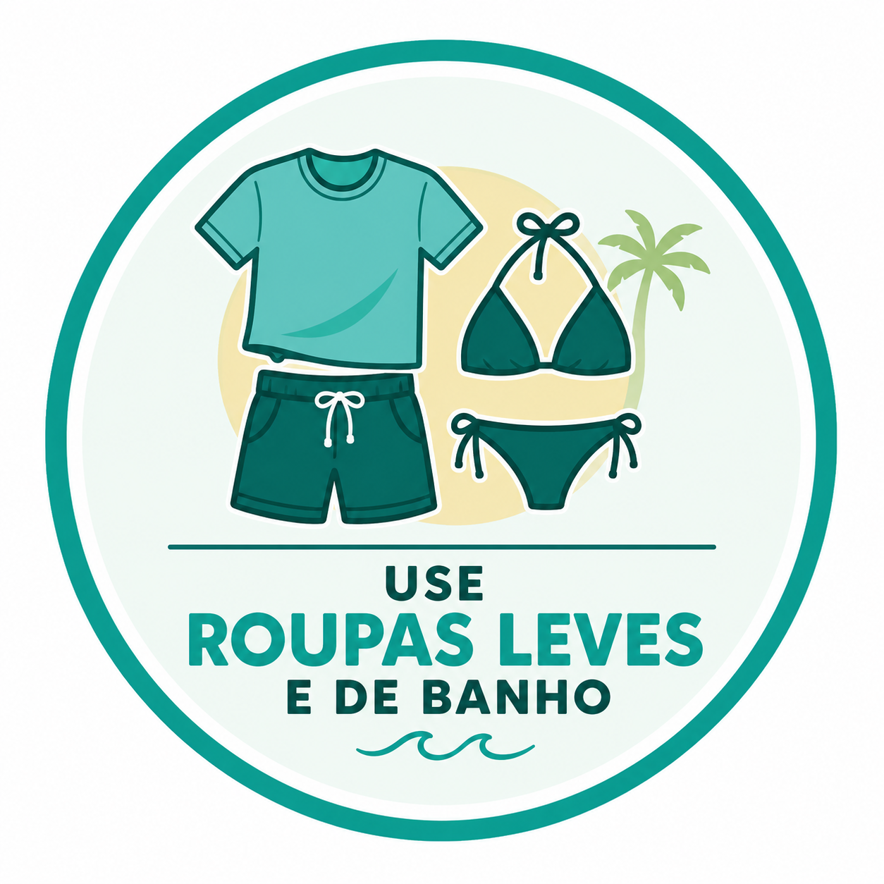  Roupas leves e de Banho