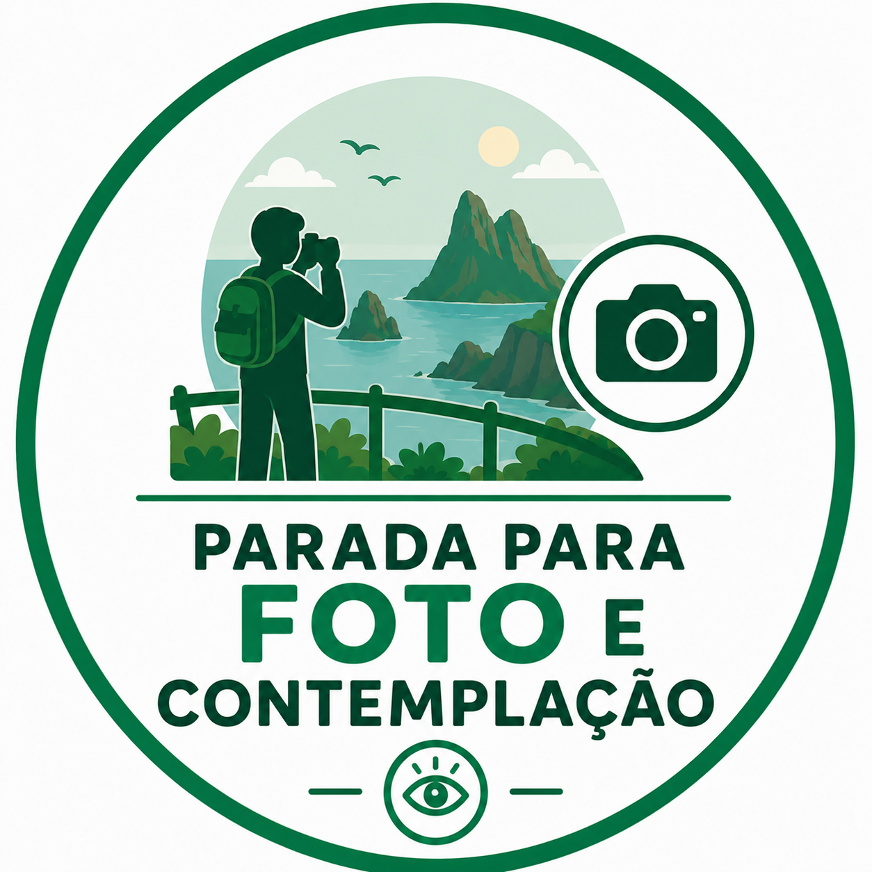  Parada para foto e contemplação